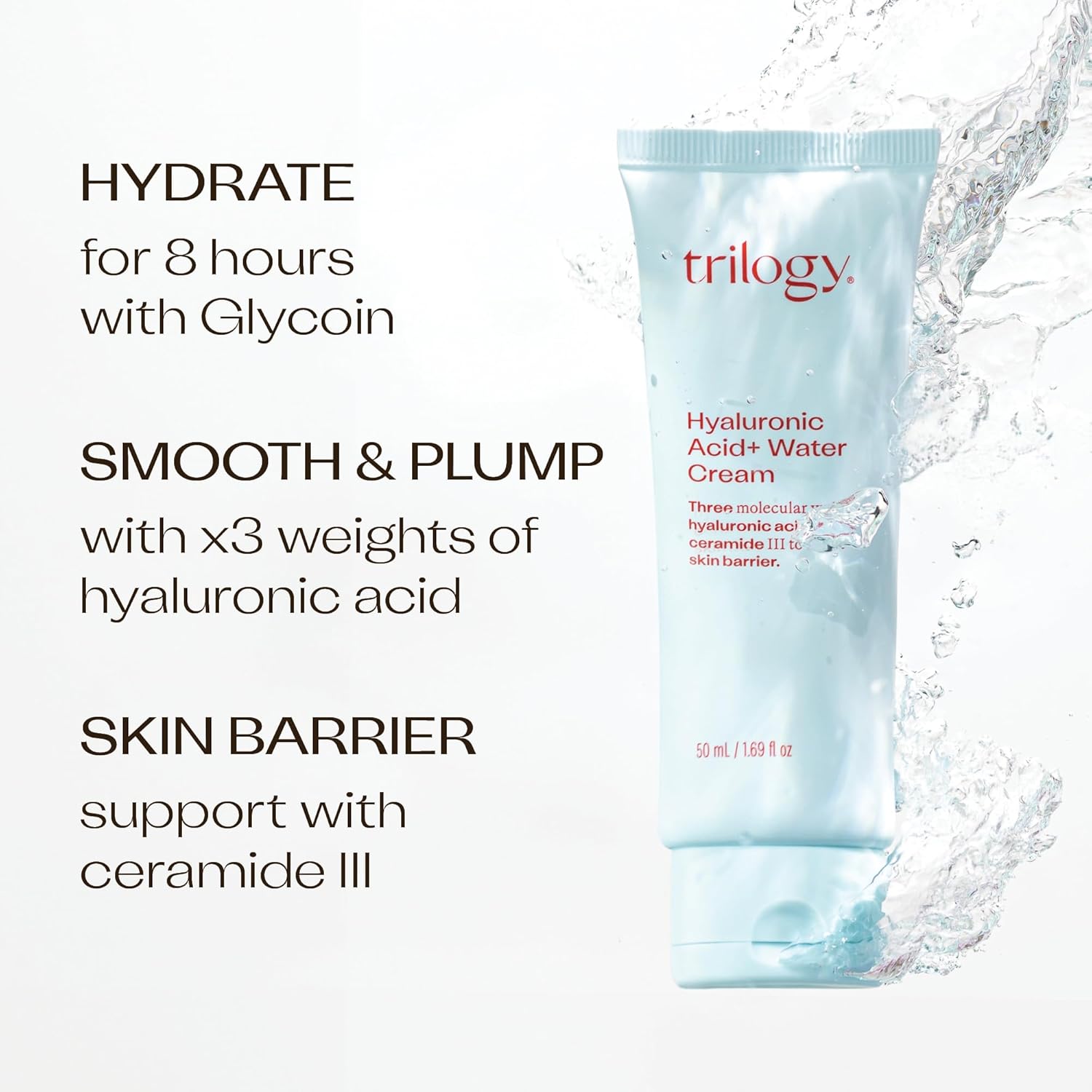 Trilogy Hyaluronic Acid+water Cream 50ml