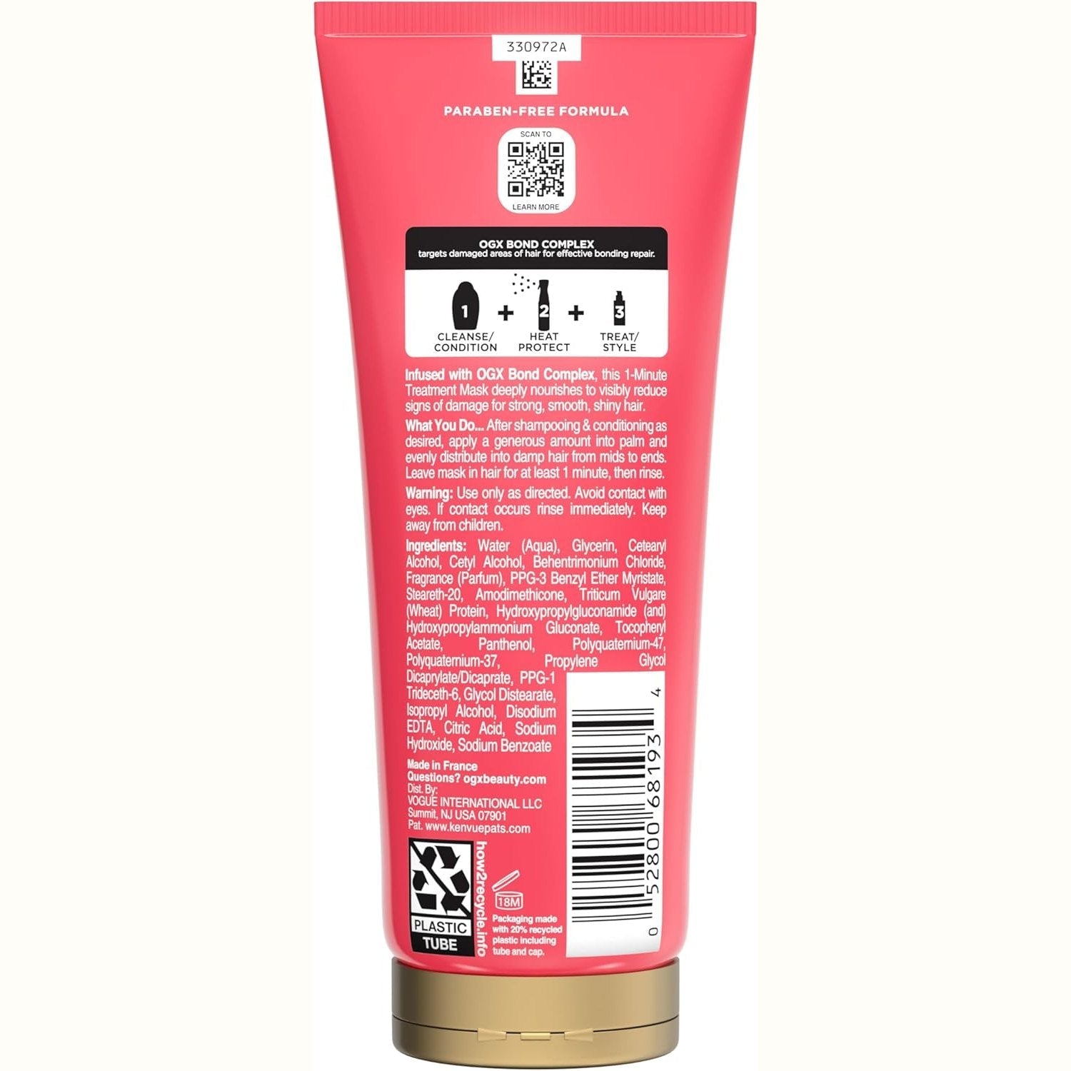 OGX Bond Protein Repair 1-minute Treatment Mask 200ml