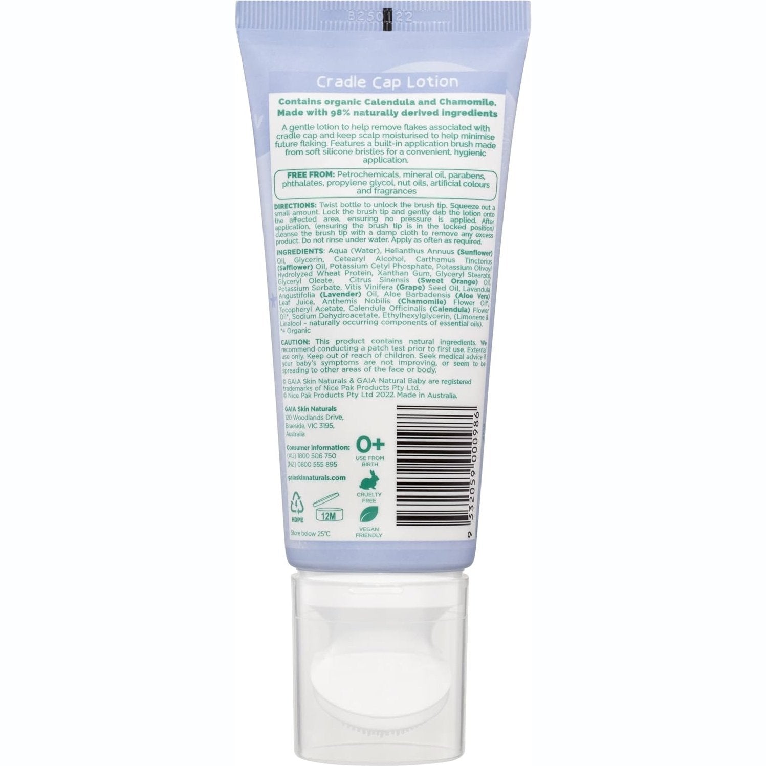 Gaia Natural Baby Cradle Cap 75ml