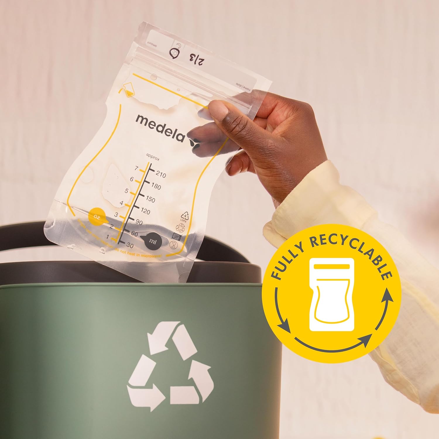 Medela Easy Pour Breast Milk Storage Bags 25 Pack