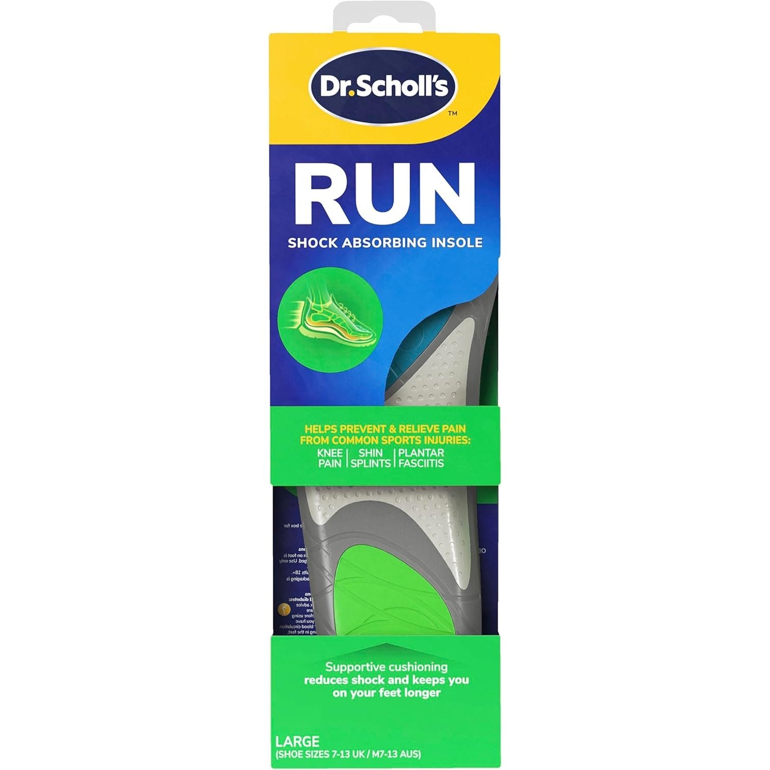 Scholl Run Insole Large