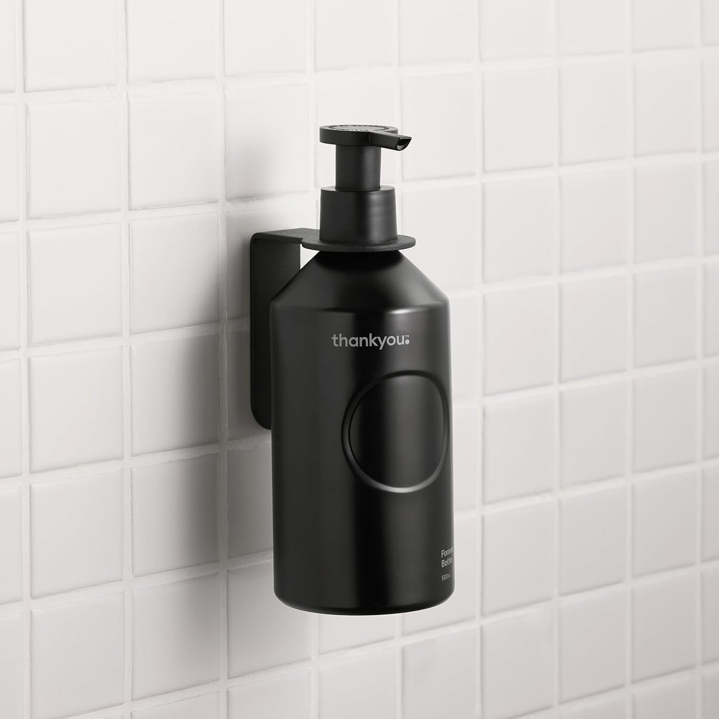 Thankyou Forever Bottle Black Aluminium 500mL