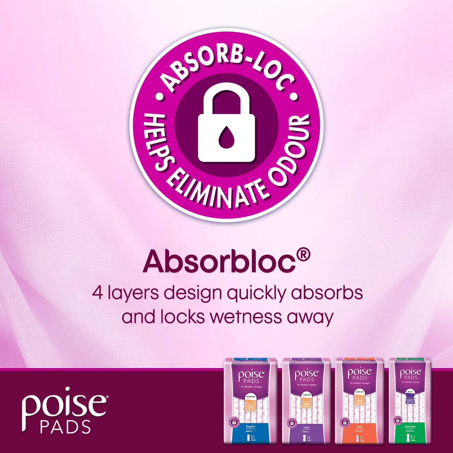 Poise Pads For Bladder Leaks Extra 12 PK