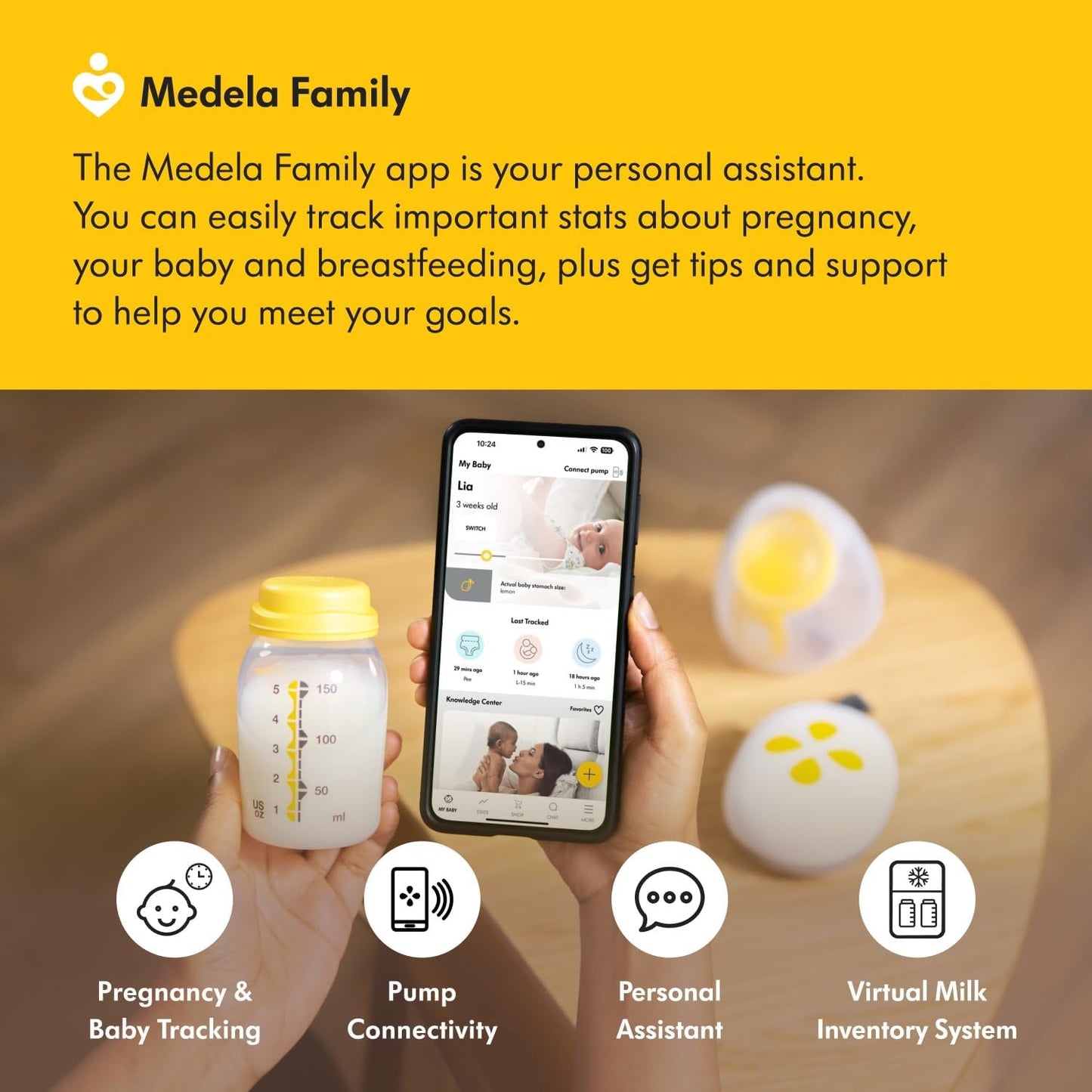 Medela Swing Flex Single Electric Breast Pumpsolo Hands-free Single Electric Breast Pump