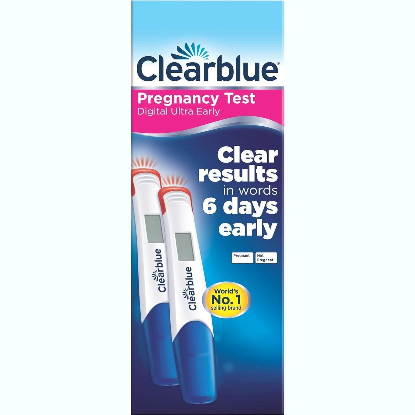 Clearblue Digital Ultra Early Pregnancy Test 2 Tests