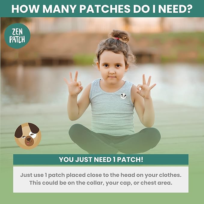 The Natural Patch Co. ZenPatch Organic Mood Calming Stickers x 24 Pack
