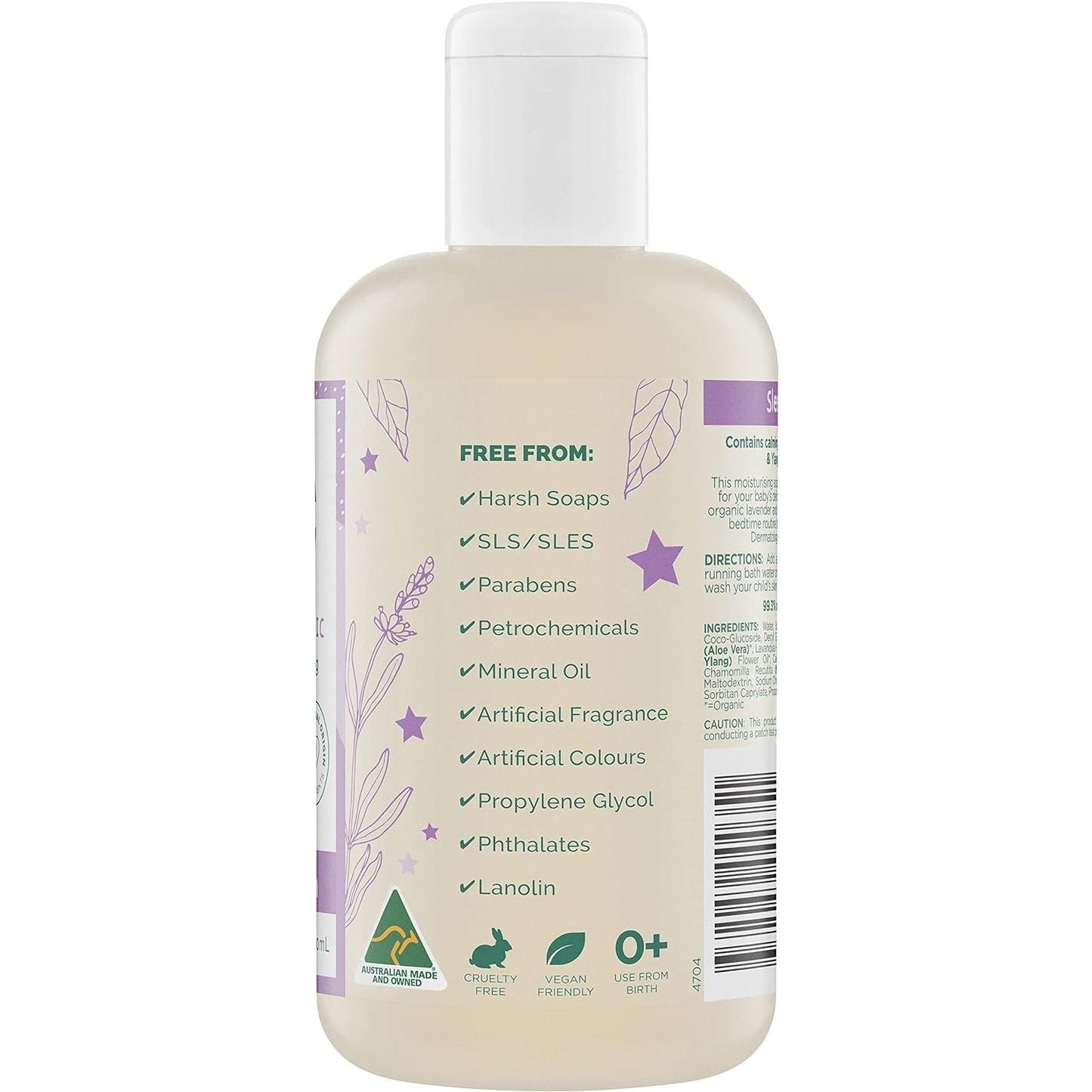 GAIA Natural Baby Sleeptime Bath Wash 250ml