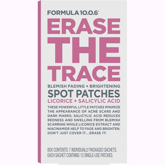 Formula 10.0.6 Erase The Trace Blemish Fading + Brightening Spot Patches 12 Pack
