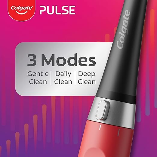 Colgate Electric Toothbrush Series 2 Pulse Deep Clean & Whitening Red