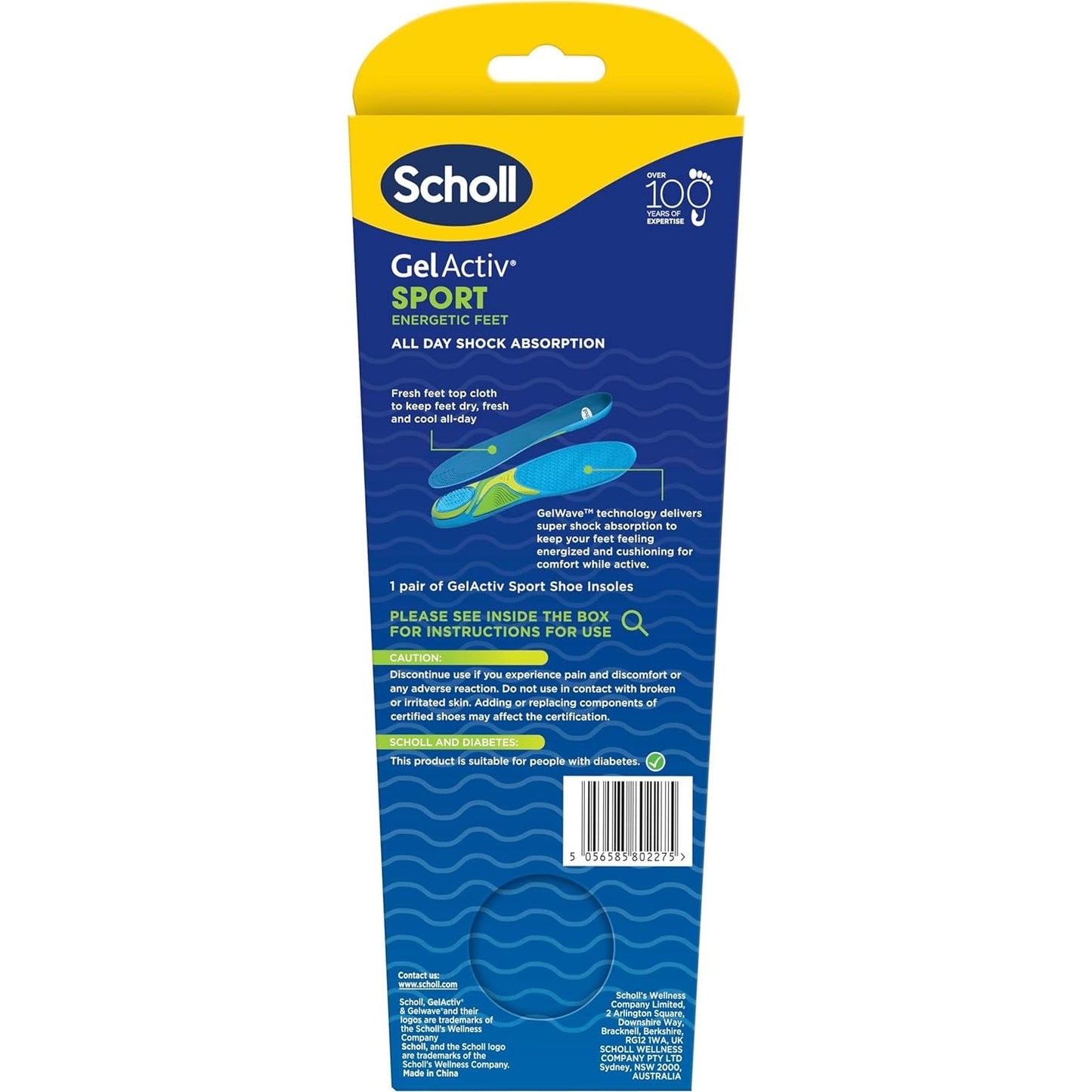 Scholl Gel Activ Insole Casual Small