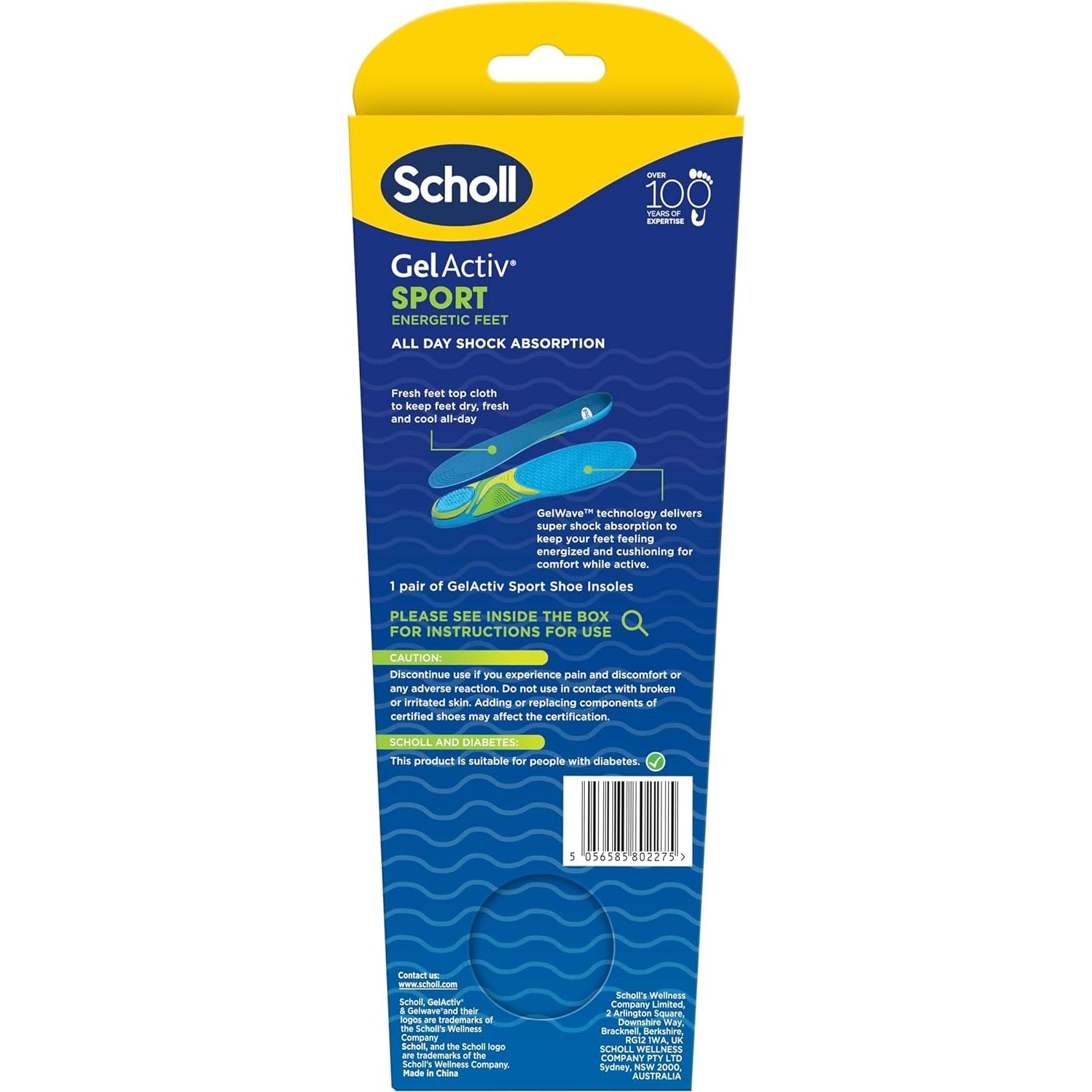 Scholl Gel Activ Insole Casual Small