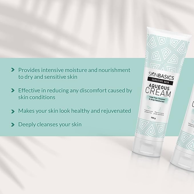 Skin Basics Aqueous Cream BP Soap-Free Cleanser Tube 100g