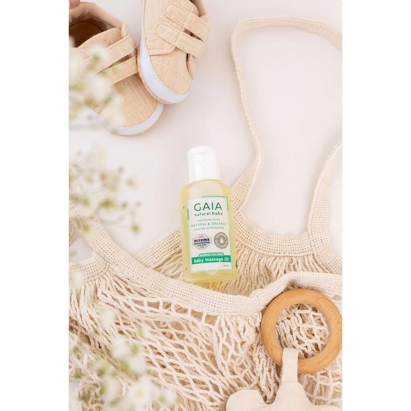 GAIA Natural Baby Massage Oil 125mL