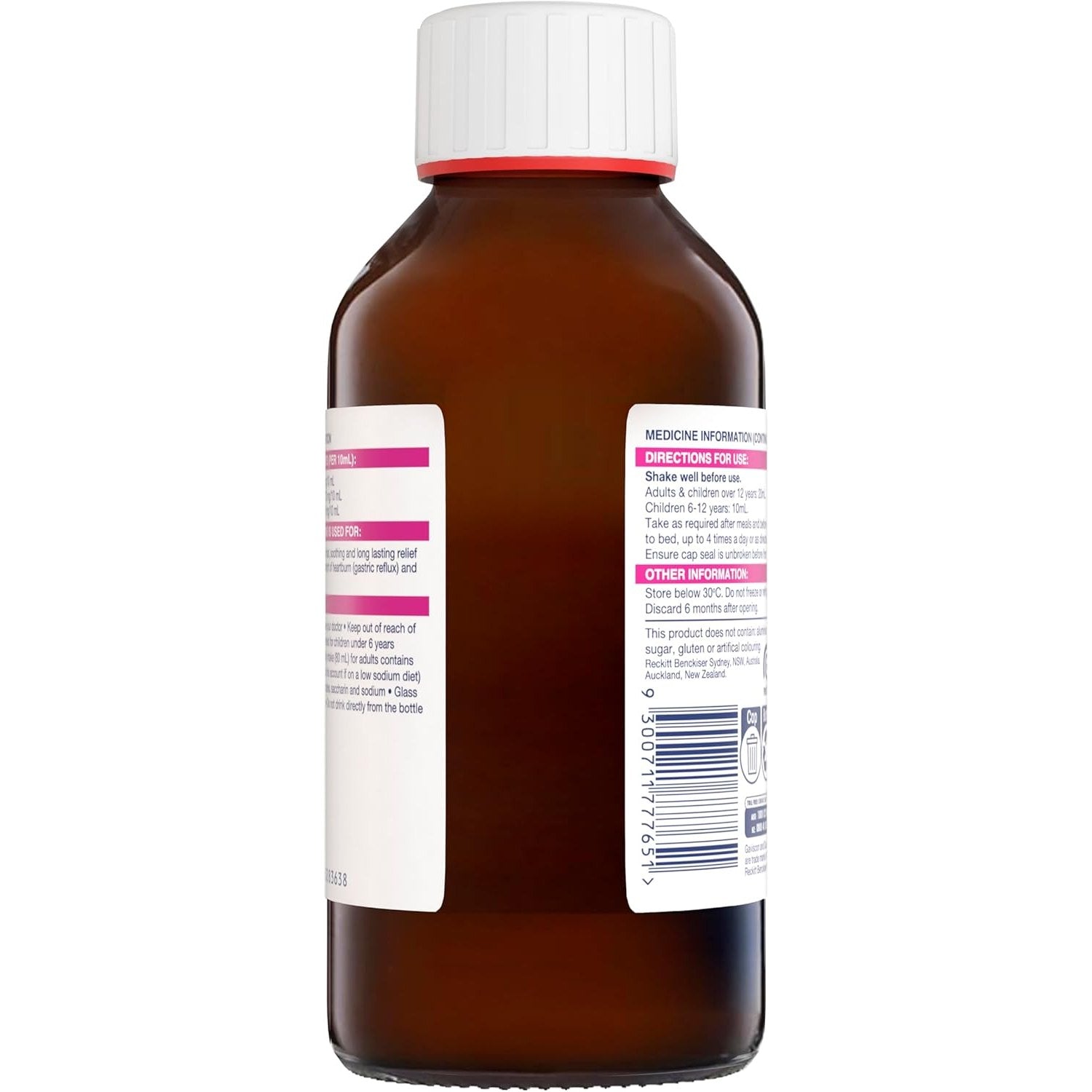 Gaviscon Dual Action Peppermint Oral Liquid Suspension 500ml