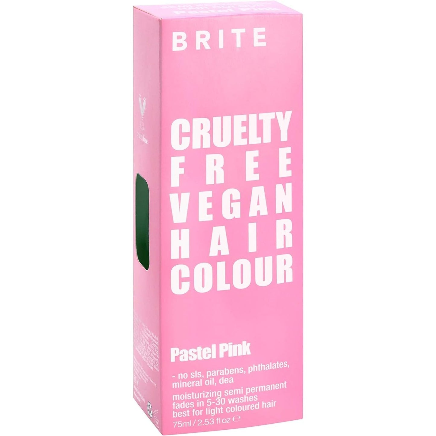 Brite Semi Permanent Hair Colour Colour Pastel Pink 75ml