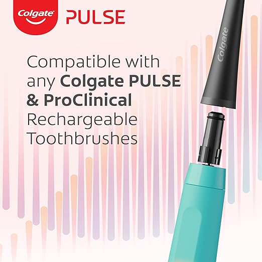 Colgate Electric Toothbrush Pulse Sensitive Refills 4 Pack