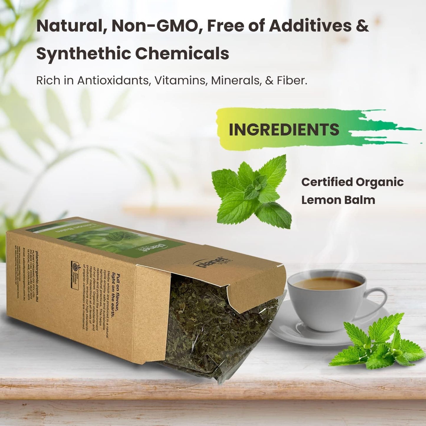 Planet Organic Organic Lemon Balm Loose Leaf Tea 20g