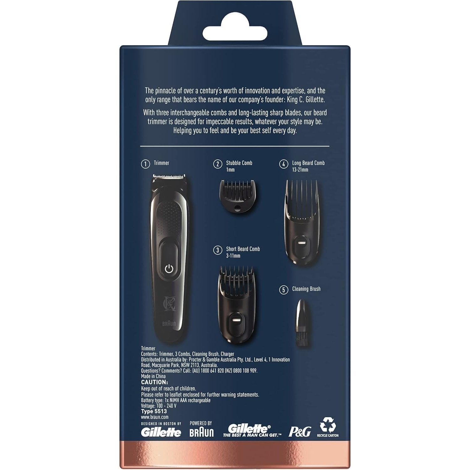 King C Gillette Beard Trimmer