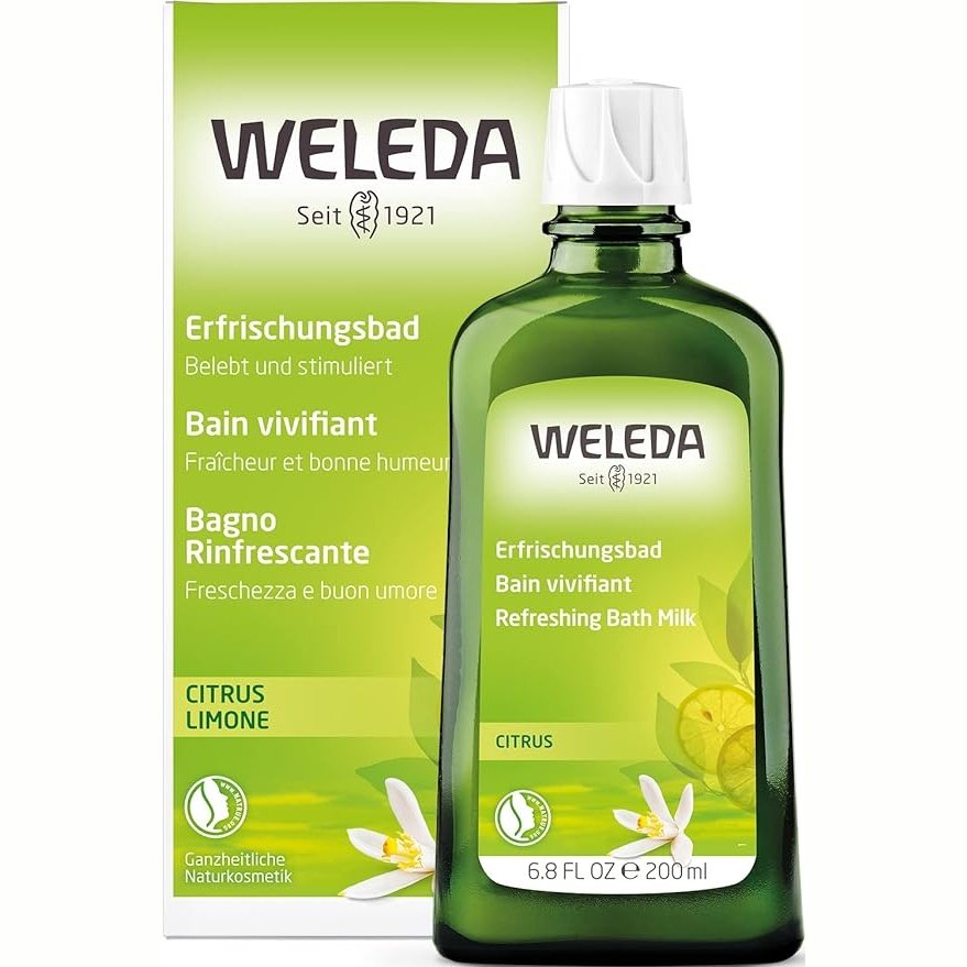 Weleda Organic Bath Milk Refreshing (Citrus) 200ml