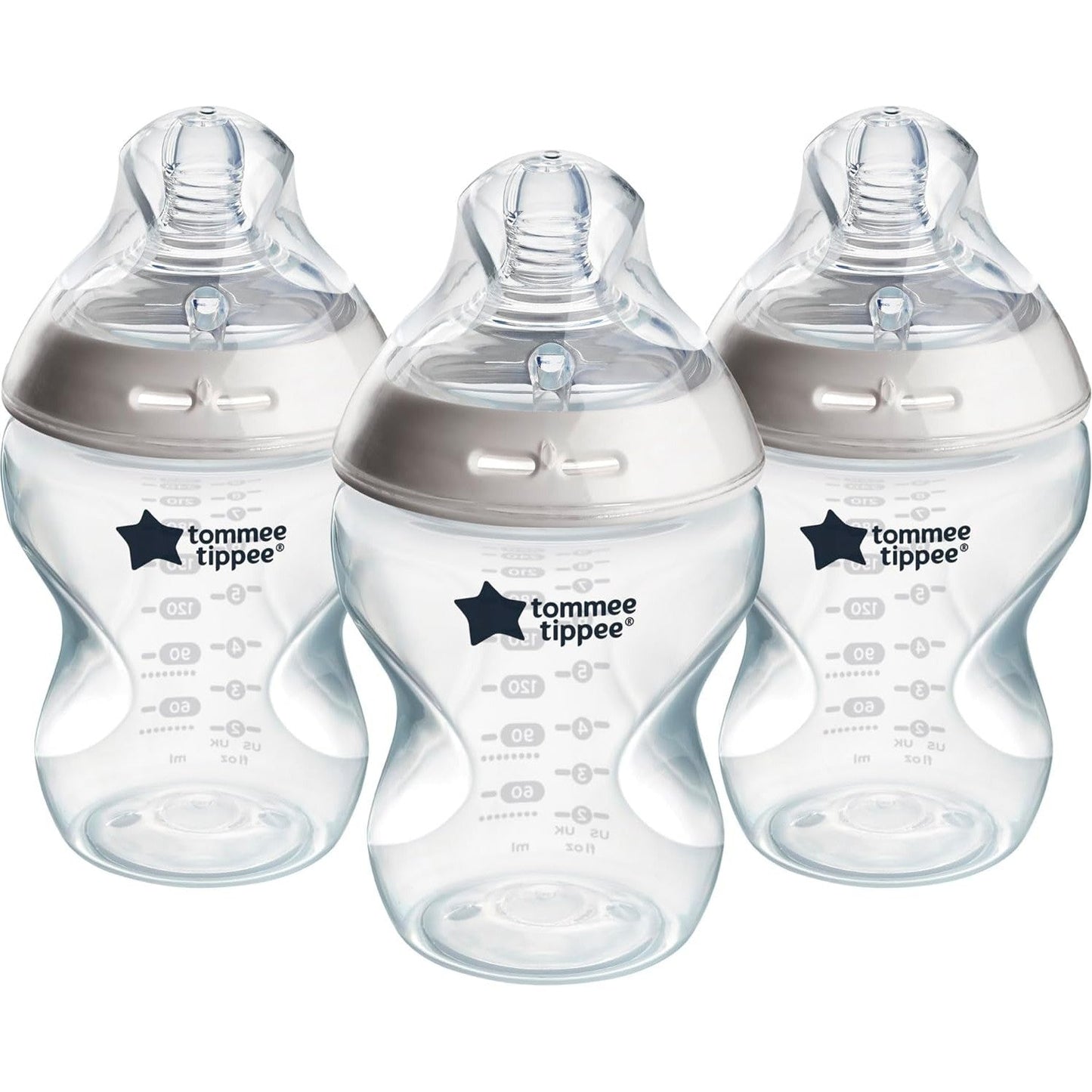 Tommee Tippee Natural Start 260ml PP Bottles Boy 3 Pack