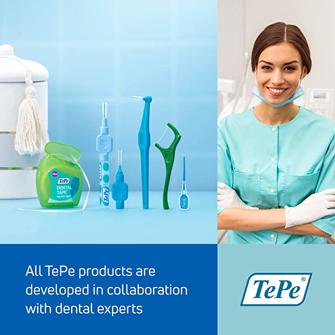 TePe Angle Yellow Interdental Brushes  0.7mm 6 Pack