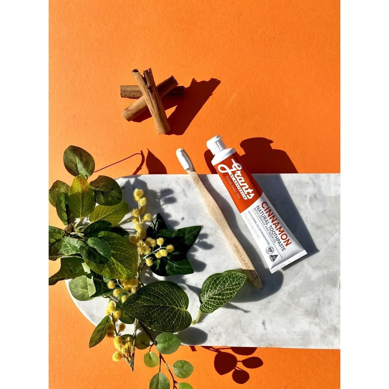 Grants Of Australia Natural Toothpaste Cinnamon with Orange & Neem Oil 110g