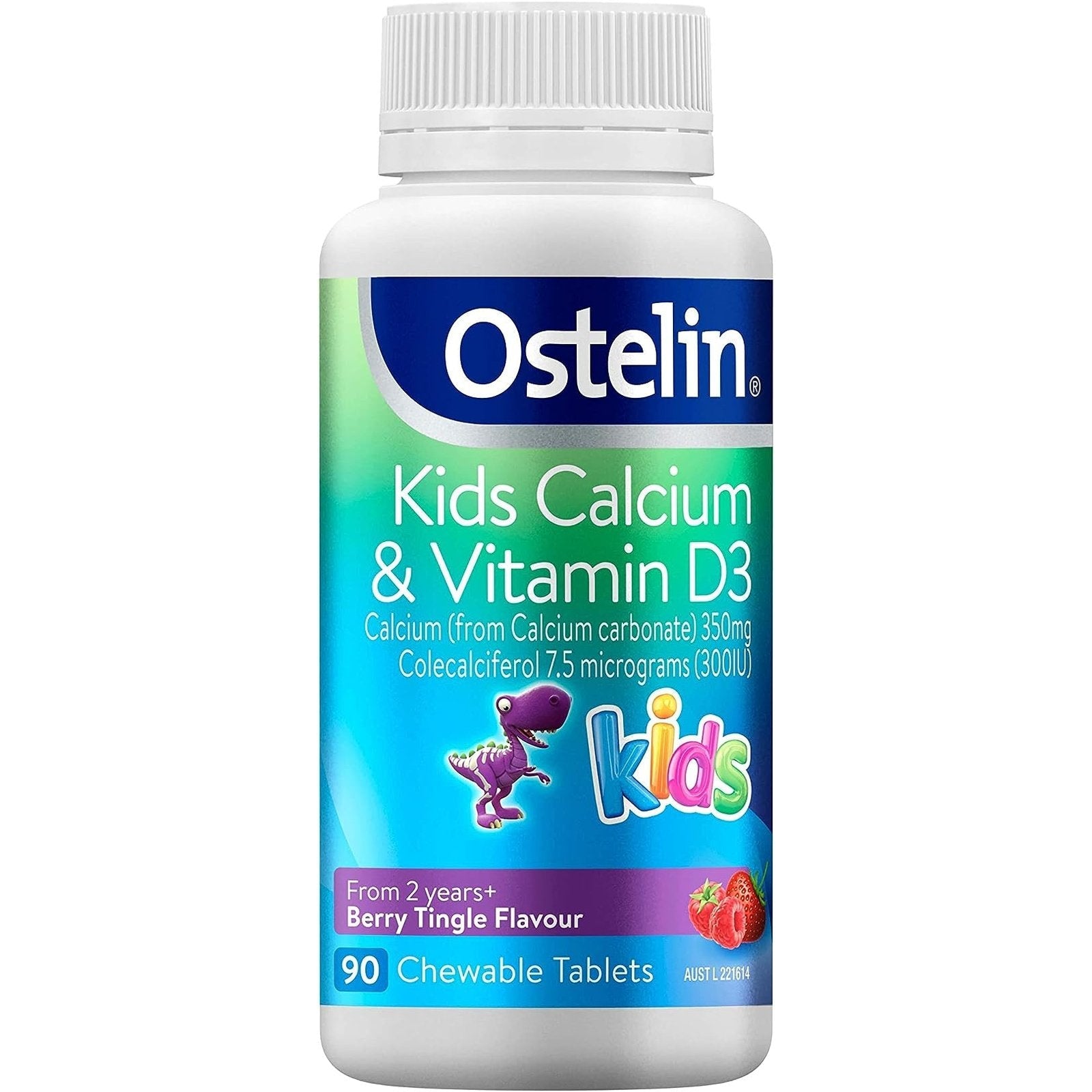 Ostelin Kids Calcium & Vitamin D3 90 Chewable Tablets