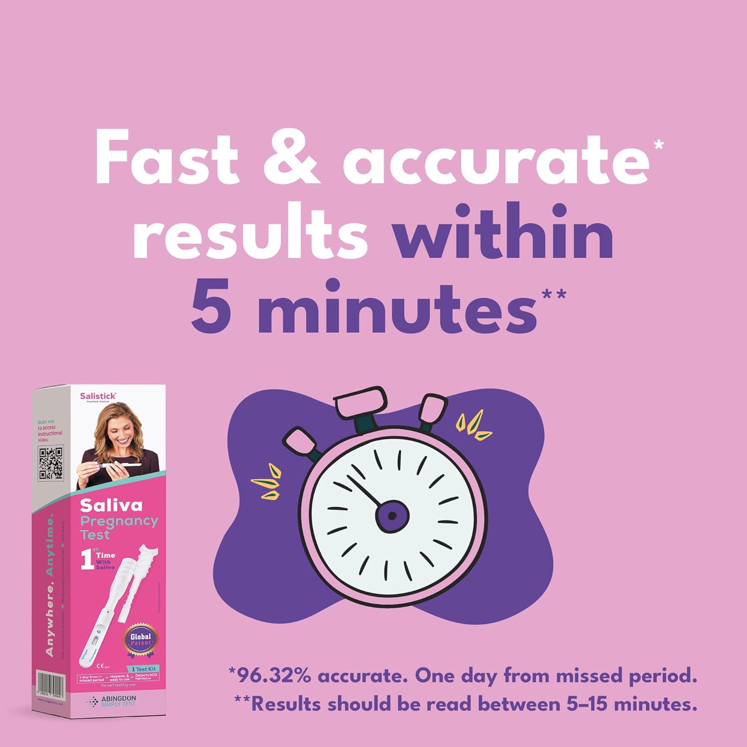 Salistick Saliva Pregnancy Test 1 Pack