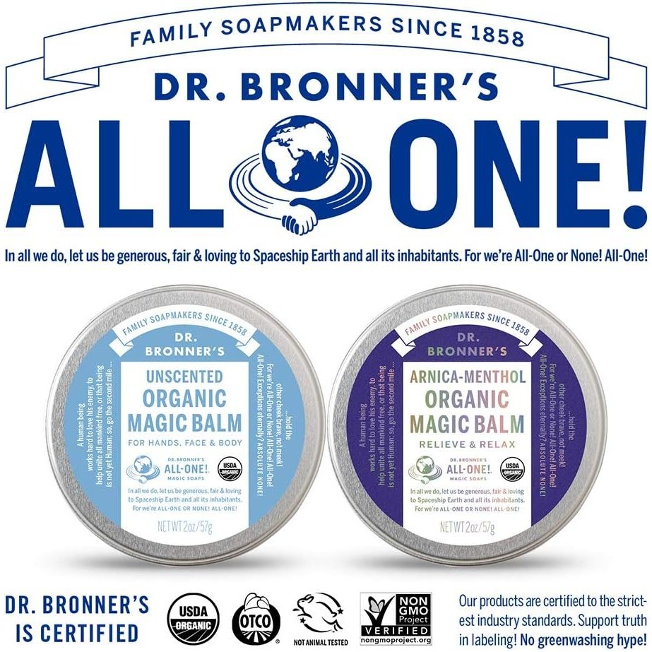 Dr. Bronner's Organic Magic Balm Arnica Menthol 57g