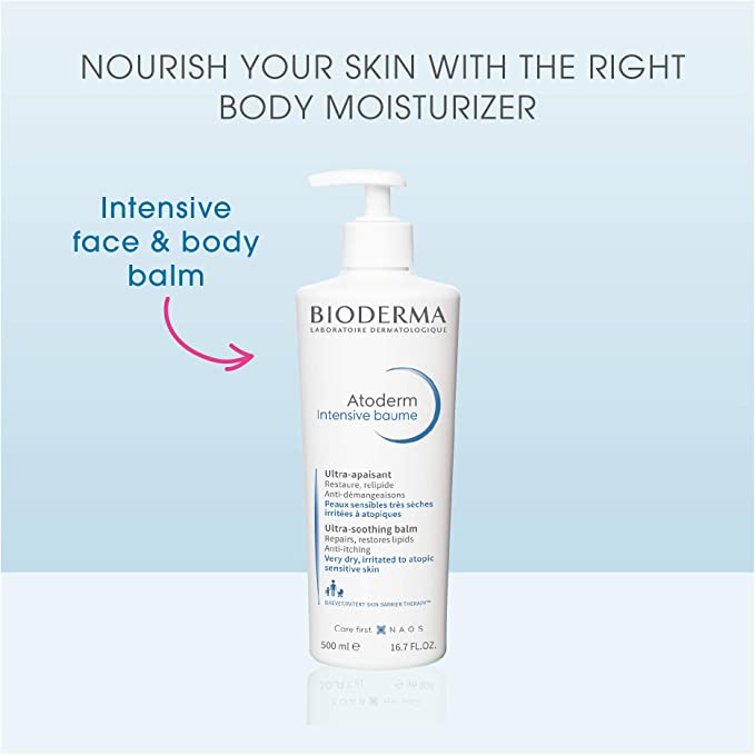 Bioderma Atoderm Intensive Gel Moussant Foaming Cleanser 500ml