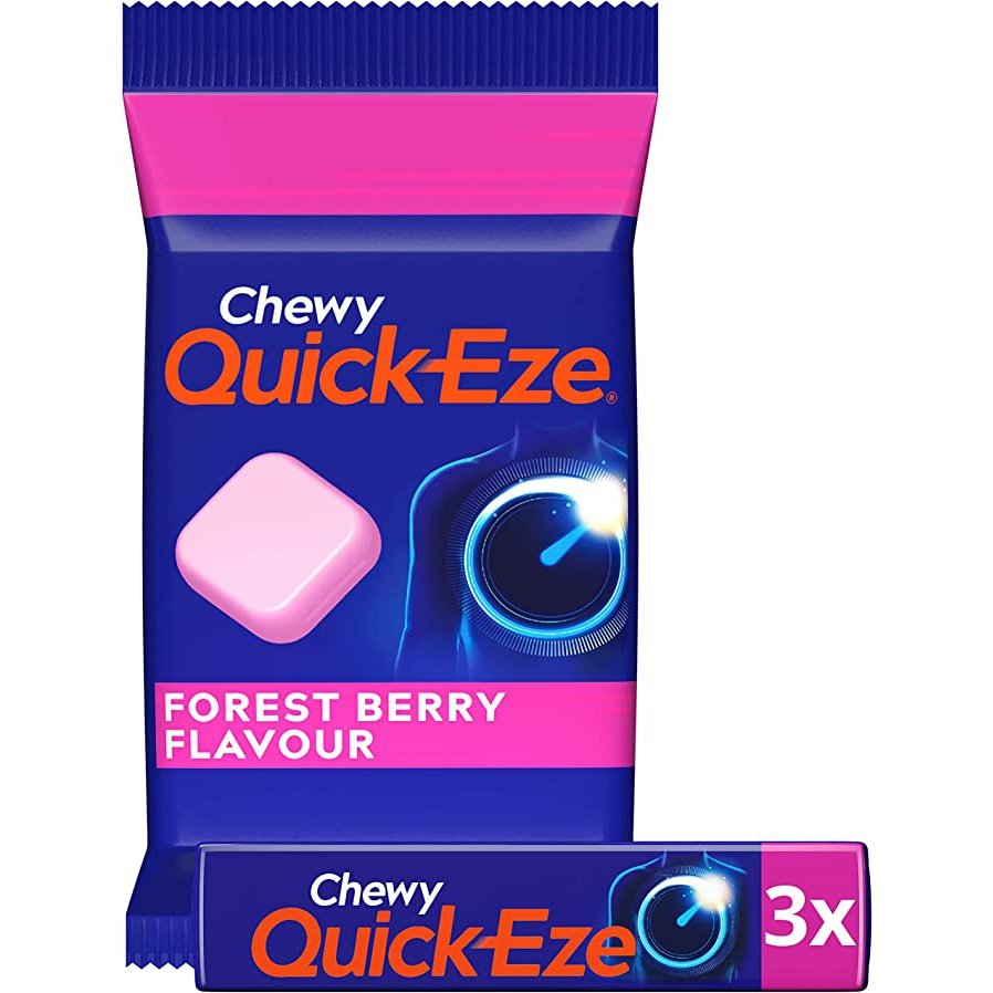 QUICK-EZE CHEWY SUGAR FOREST BERRY MP 24TAB 120g