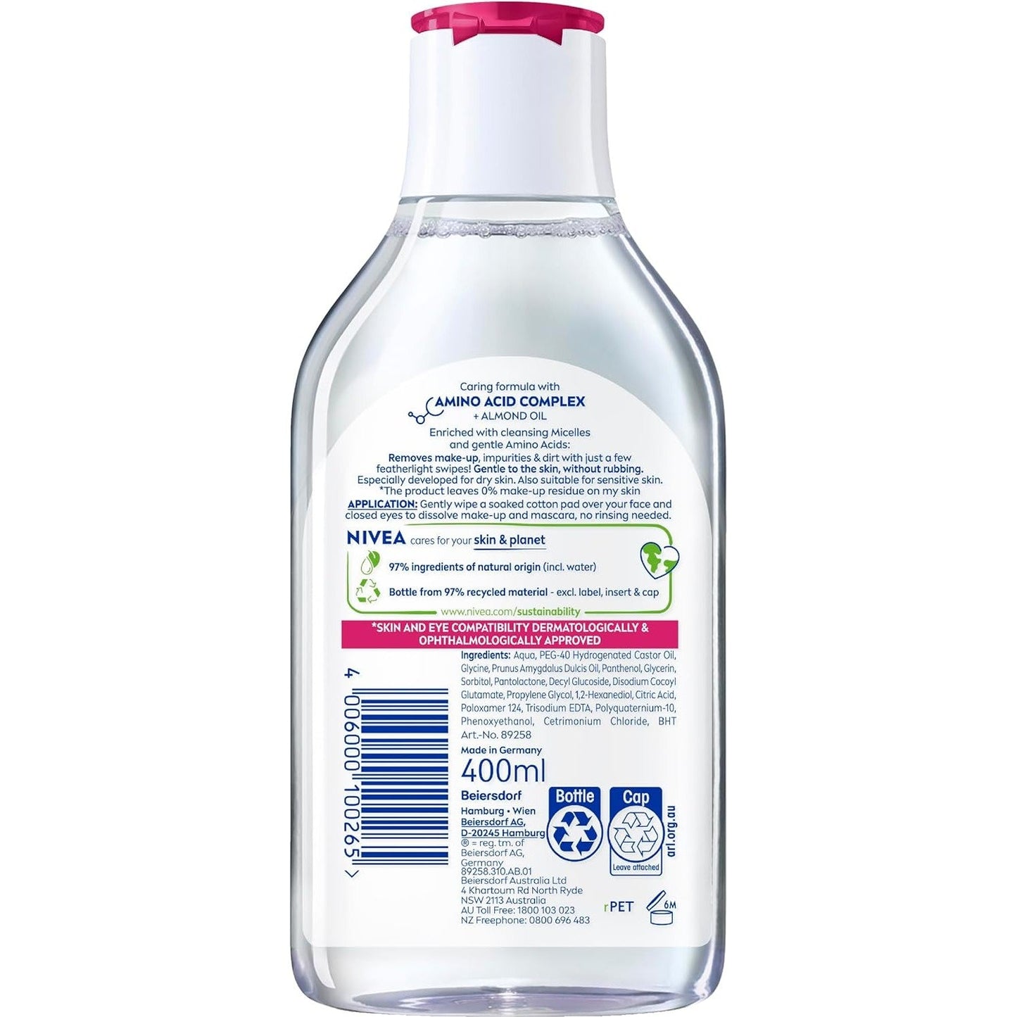 Nivea Caring Micellar Water 400ml