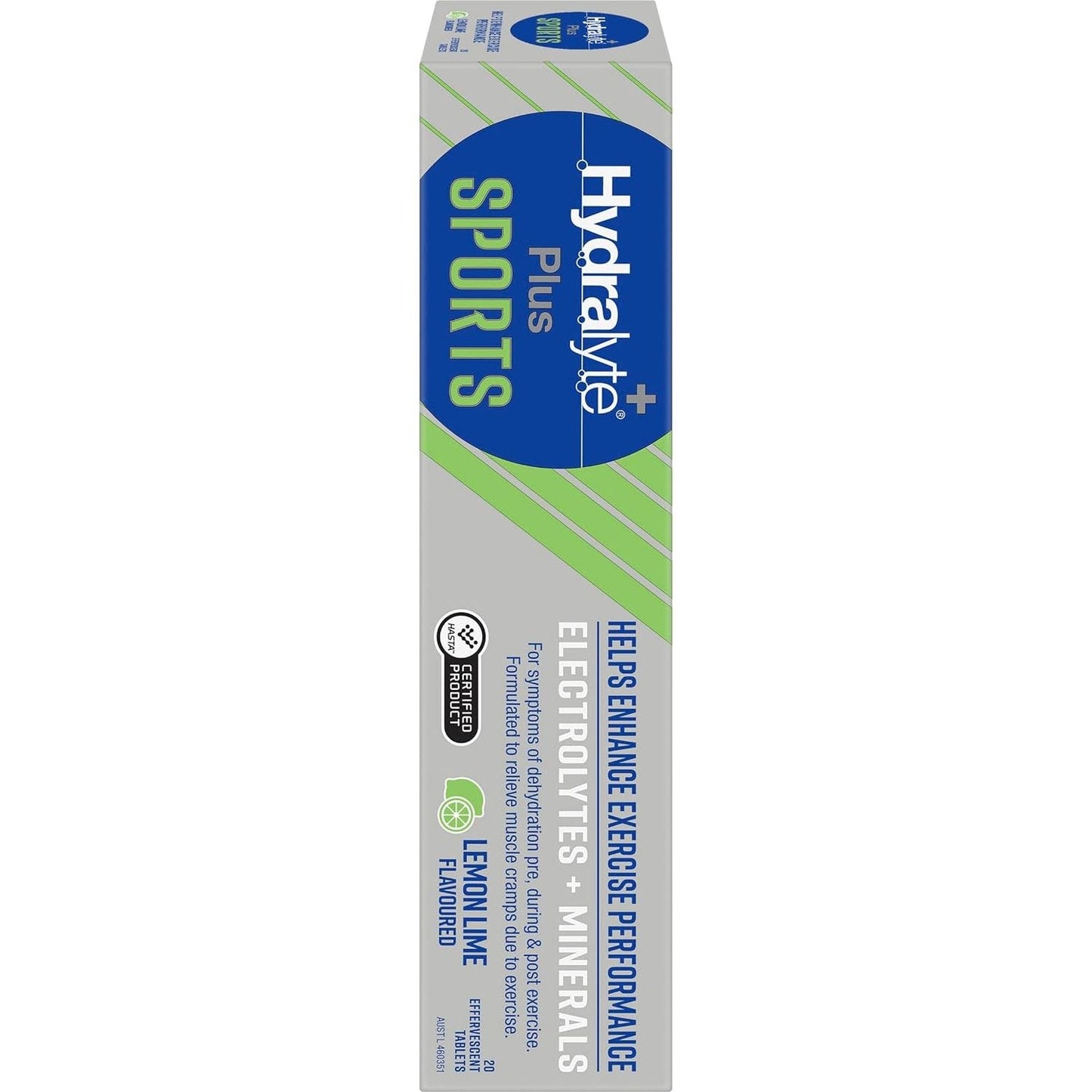 Hydralyte Plus Sport Effervescent Lemon Lime 20 Tablet