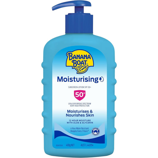 Banana Boat Moisturising Pump Spf50 400g