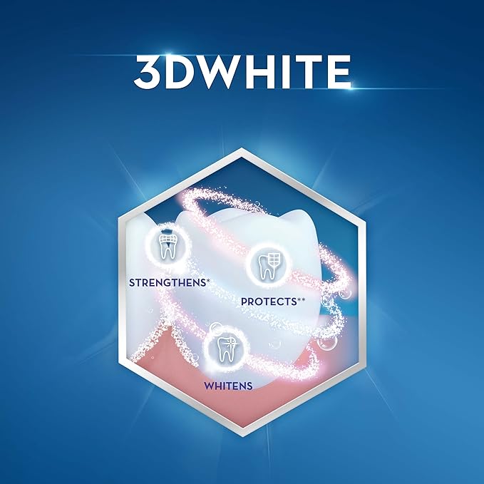 Oral B Teeth Whitening Toothpaste 3D White Luxe Diamond Strong 95g