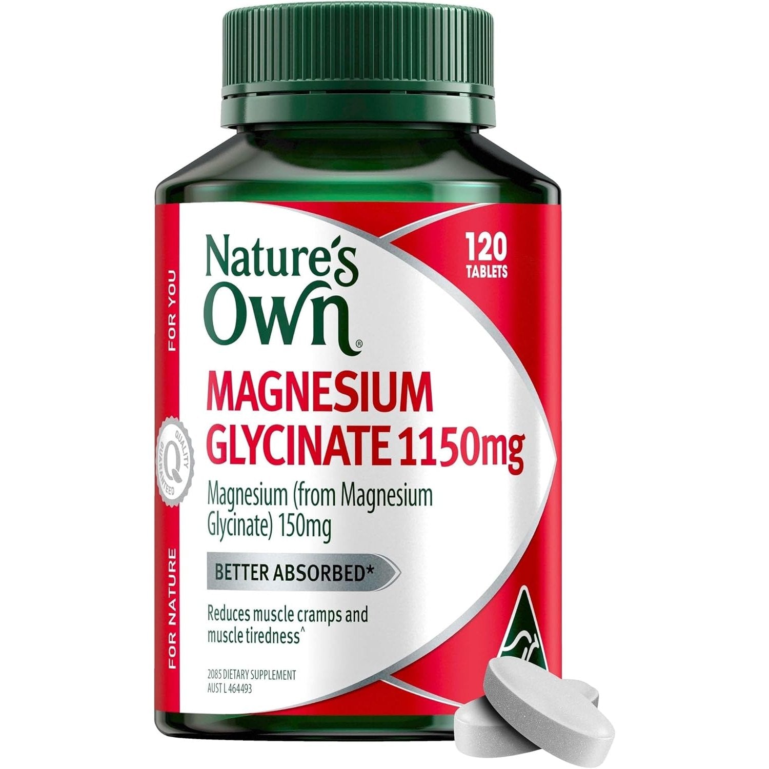 Nature's Own Magnesium Glycinate 1150mg 120 Tablets