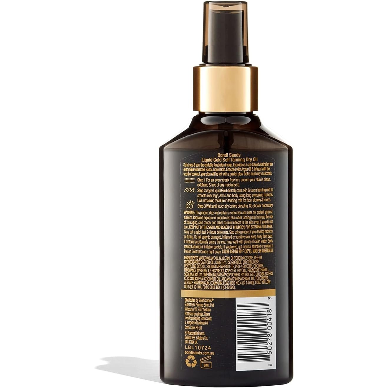 Bondi Sands Liquid Gold Self Tanning Dry Oil 150ml