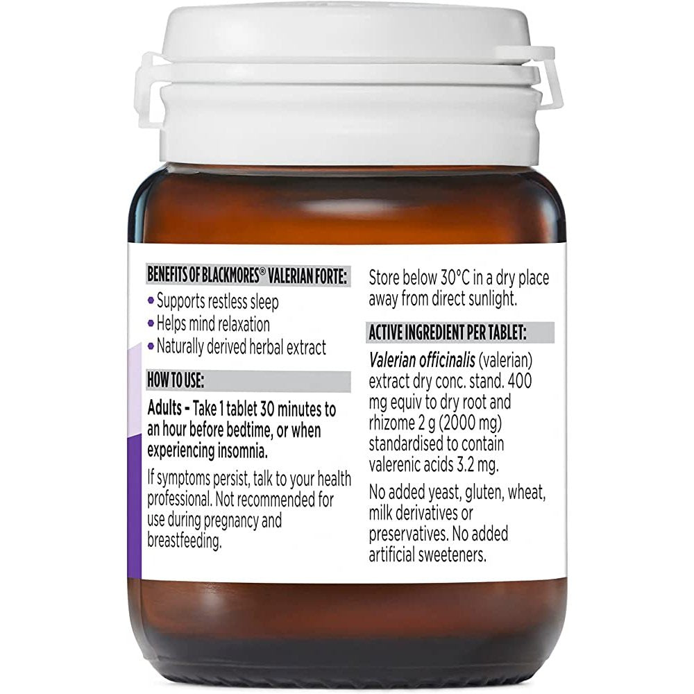 Blackmores Valerian Forte 2000mg 60 Tablets