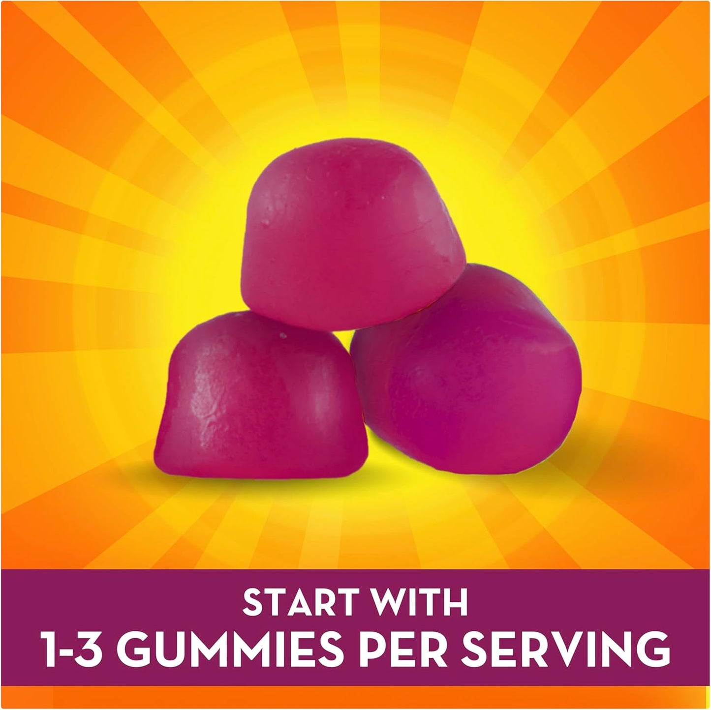 Metamucil Fibre + Probiotic Strawberry Gummies 60 Pack