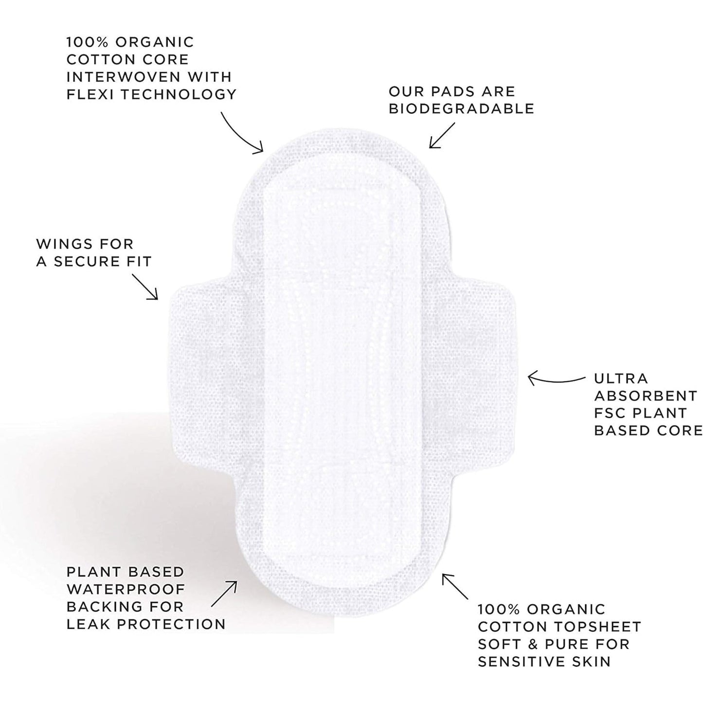 TOM ORGANIC Pads Super 10PK
