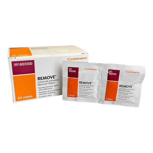 Remove Universal Adhesive Remover 50 Wipes