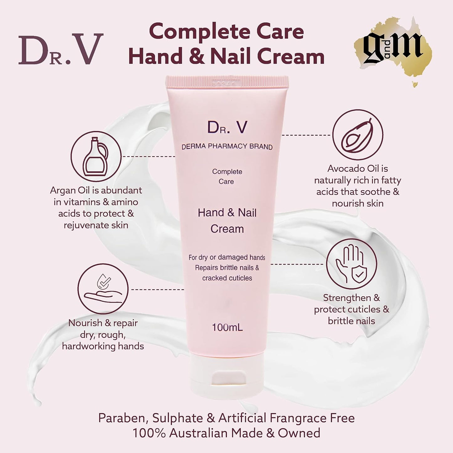 Dr. V Complete Care Hand & Nail Cream 100ml
