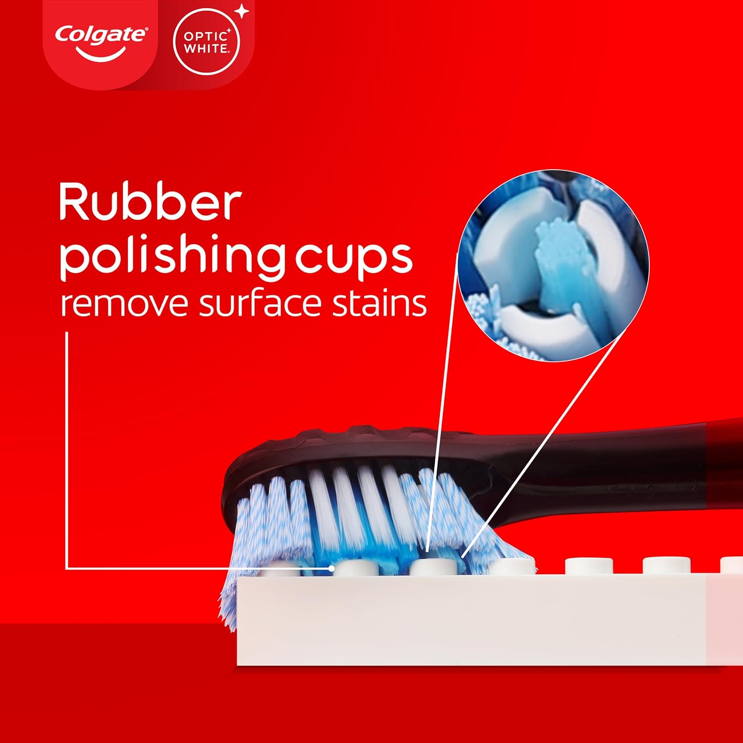 Colgate Optic White Powered Toothbrush Soft 1 Each