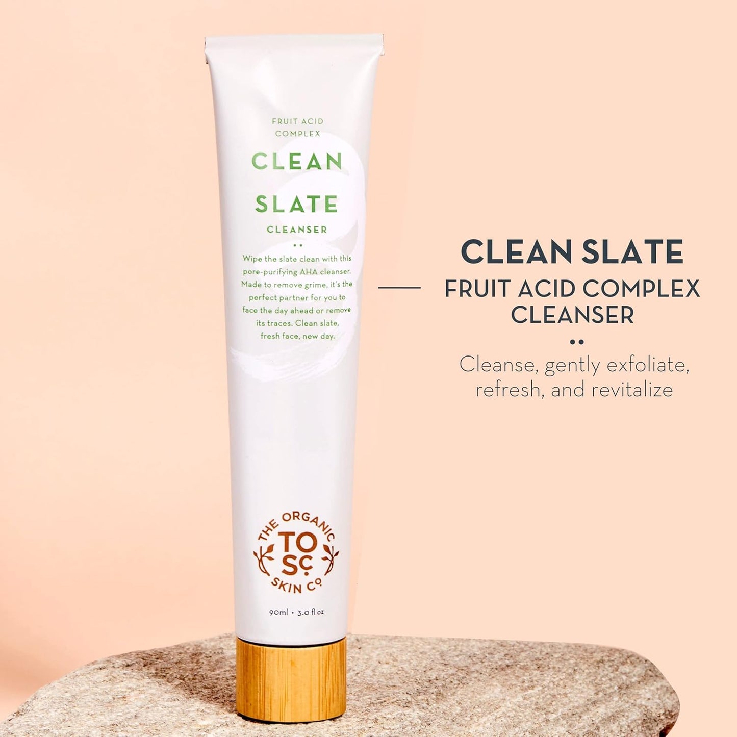 The Organic Skin Co Organic Clean Slate Cleanser Fruit Acid Complex 90ml