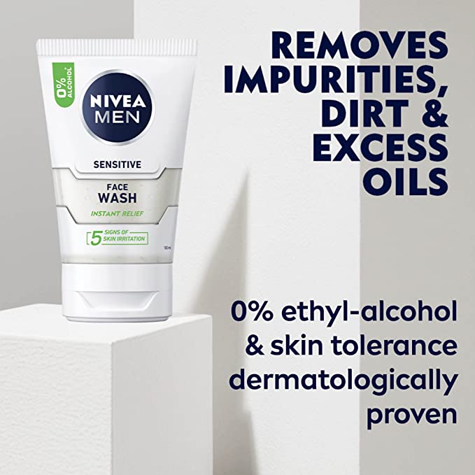 Nivea for Men Face Wash Sensitive 100mL