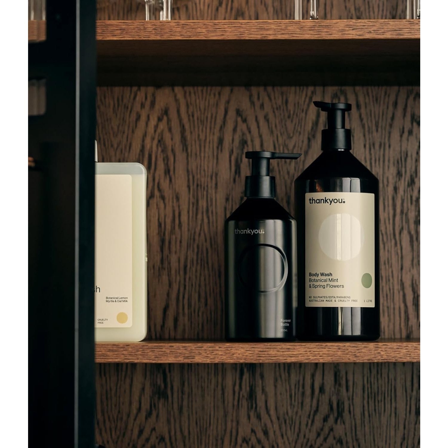 Thankyou Forever Bottle Black Aluminium 500mL