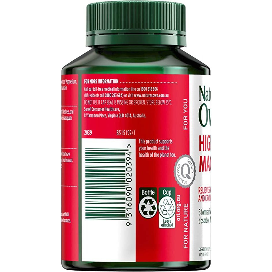 Nature's Own High Strength Magnesium 150 Tablets