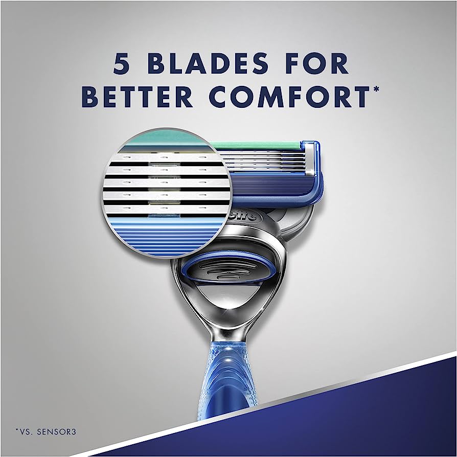Gillette 5 Aqua Razor Blades 4 Pack