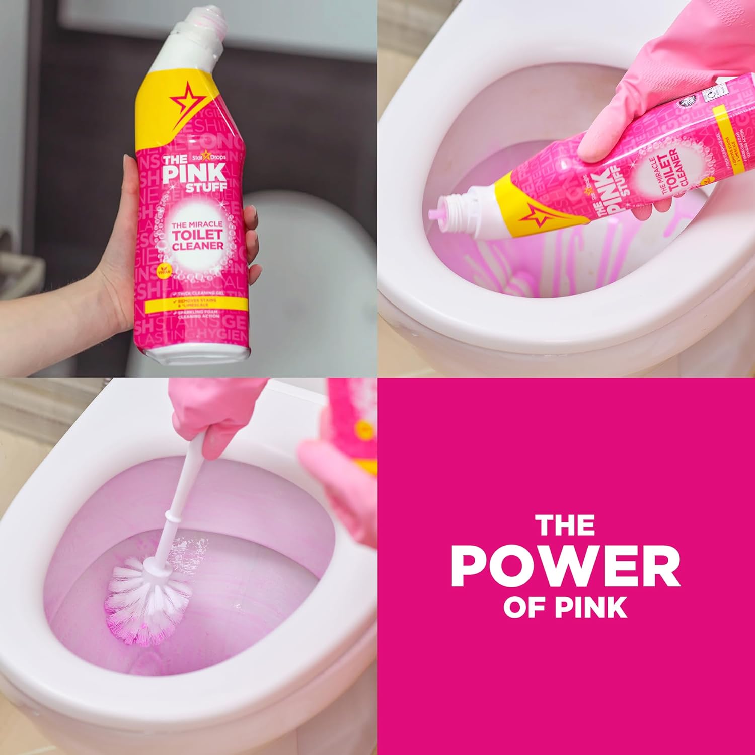 The Pink Stuff Miracle Toilet Cleaner Gel 750ml