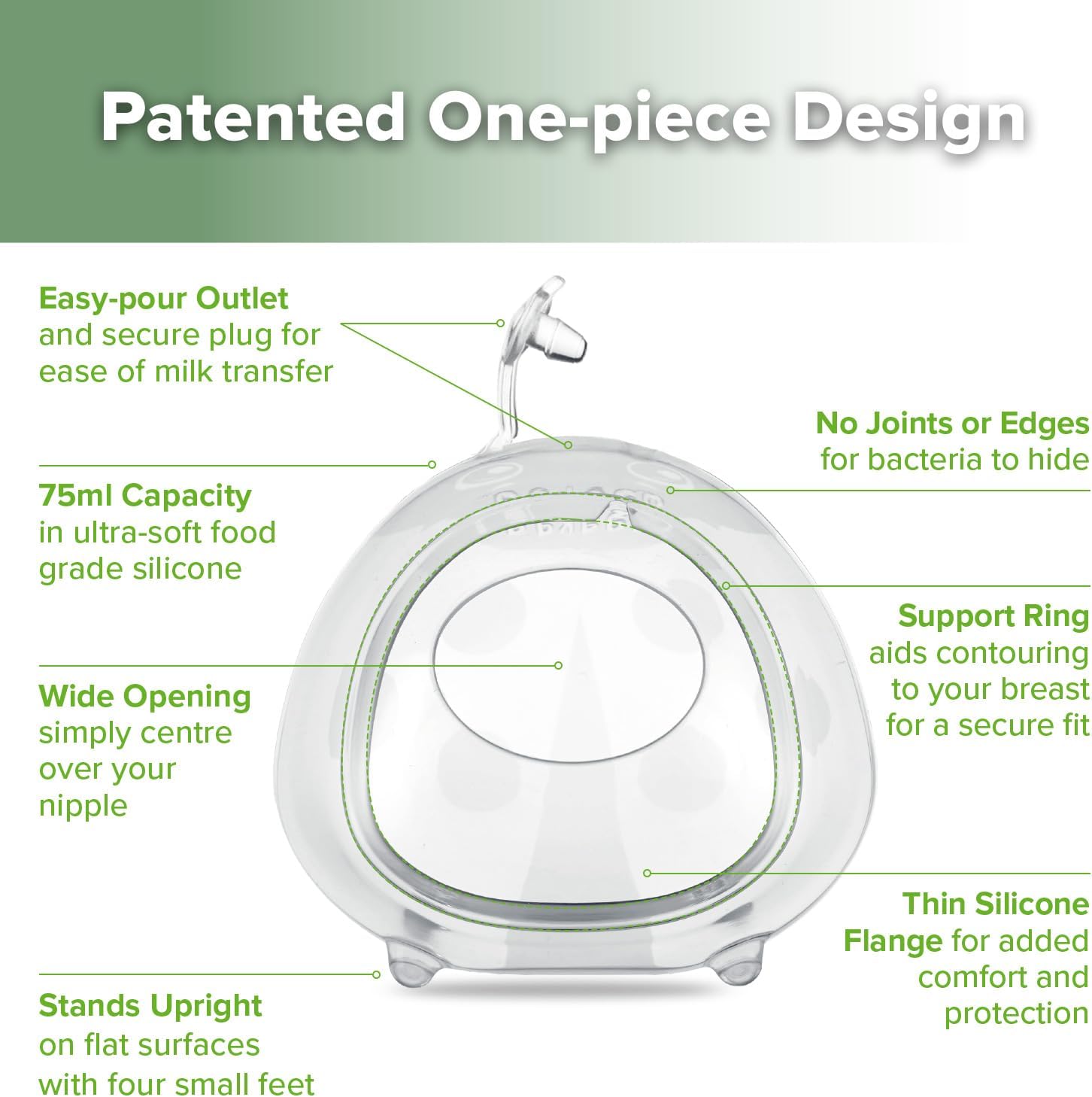 Haakaa Ladybug 75ml Silicone Breast Milk Collector 1 Each